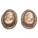ERC668  A Beautiful Gift Idea For A Loved One Cameo Jewelry Earrings