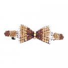 HA595  Top Style Hair Barrette Fully Embedded Crystals Wedding Barrette