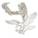 HH177  Eagle Pendant Necklace Hip Hop Bling Bling Eagle Pendant Cubic Zircon