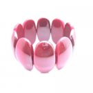 UBR240  Holiday Jewelry Funky Stylish Smashing Red Oval Bracelet