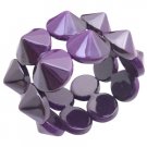 UBR246  Fabulous Bracelet Exquisite Purple Color Stretchable Bracelet