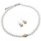 NS985  Absolutely Inexpensive Pearls Jewelry With Silver Rondells Sparkle Like Diamond