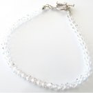 TB090  Wedding Bridal Clear Crystals Bracelet Swarovski Crystals Bracelet