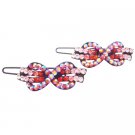 HA611  Bow Shape Hair Barrette Rose Hair Clip
