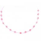 GC155 Multicolored Flower Beads Necklace Girls Affordable Necklace White Necklace