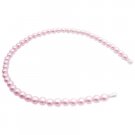 GC261  Flower Girl Gift Hairband In Beautiful Pink Pearls