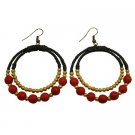 UER493  Jewelry For You Or As Gifts Round Circle Dangling Earrings