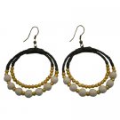 UER494  Pure White Turquoise Earrings Jewelry Gorgeous Very Beautiful Earrings