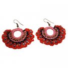 UER513  Funky Hippy Crochet Earrings To Wear All Season