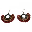 UER516  Crocheted Jewelry Beautiful Handmade Fashionable Earrings