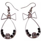 D253  Fashionable Dangle Earrings Affordable Price Bow Shaped
