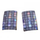 D241  Stylish Earrings AB Sparkling Rectangular Earrings