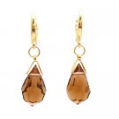 ERC712  Terrific Gift To Bridemaids Designer Smoked Topaz Earrings