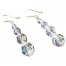 ERC722  Beautiful Partywear Fashion AB Genuine Swarovski Crystals Earrings