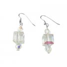 ERC715  Unique And Luxurious Swarovski Cube Crystals Earrings