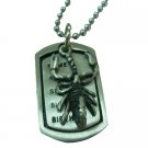 HH272  Scorpion Mens Dog Tag Pendant Necklace