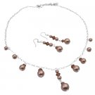 BRD1018  Exclusive Collection Of Bridemaids Flower Girls Necklace Sets