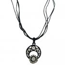UNE317  Stunning Pendant Exotic Rhinestones Pendant Necklace