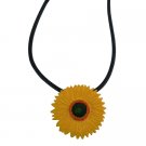 UNE314  Gorgeous Fashion-Sunflower Pendant Necklace