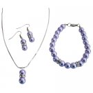 NS1059  Shop Wedding At Reasonable Price Beautiful Lilac Pearls Jewelry