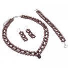 BRD1016  Find Burgundy Jewelry At Fashion Jewelry For Everyone Collection