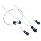 BRD1076  Egg Plant Color Jewelry Dark Purple Irresistible Jewelry