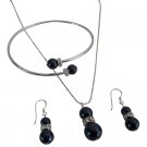 BRD1092  Fine Jewelry At Fashion Jewelry For Everyone Night Blue Pearls