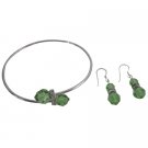 TB1037  Quality Jewelry Guaranteed Low Price Peridot Crystals Bracelet