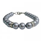 UBR263  Elegant Adorable Grey Wedding Jewelry Bracelet Bridemaids