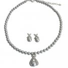 BRD1042  Grey Pearls Collection Customize Wedding Jewelry