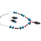 NS1103  Turquoise Rings Coral Handmade Gift Creative Jewelry Set