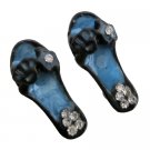 Fashion Design Alloy Blue Slippers Earring
