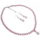 Daughter Christmas Gift Free Shipping In USA Pink Pearls Jewelry