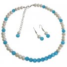Enchanting Bridal Bridesmaid Prom Freshwater Pearls Cat Eye Jewelry
