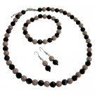Wedding Gifts Holidays Gift Mocha And Black Combo Beads Jewelry