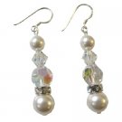 Inexpensive Fashion Designer Elegant White Earrings Jewelry