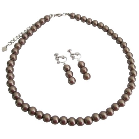 You Can Buy Cheap Bronze Necklace Earrings Set