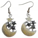 Girls Return Gift Earring Very Stunning Earrings With Yellow Moon Stars