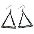 Summer Fun Wearring Affordable Earrings Trangular White Cubic Zicon