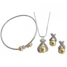 BRD1199  Valentine Gift Swarovski Fine Jewelry Necklace Earrings Cuff Bracelet