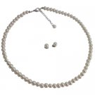 UNS080 Gorgeous Fine Jewelry Ivory Pearls Bridesmaid Jewelry Party Gifts