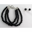 TB1157  Attractive Bracelet Black Pearls Party Wear Mother Of Bride Jewelery