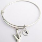Bangle Bracelet Adjustable I love You Sign Language