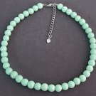 Mint Green pearl necklace,Mint Green necklace,Wedding Necklace,Spring jewelry