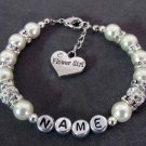 Flower Girl Bracelet, Flower girl jewelry, Little Girl Jewelry, Child Bracelet