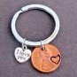I Love you Penny Keychain,Couples Keychain,Husband Wife Key Chain,His/Hers Gift