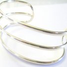 Row Sterling Silver Cuff Bracelet Sterling Silver 92.5 Bangle Bracelet