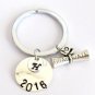 Graduation Keychain,Graduation Keyring,Diploma Degree Keychain,Personalized 2016