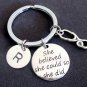 She believed she could so she did,Nurse Gift Keyring Nursing Graduation Keychain