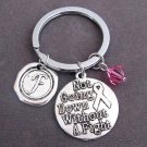 Not going down without a fight Personalized Keychain Fighter gift Key Chain